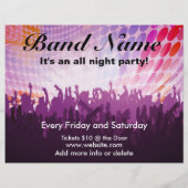 All Night PartyConcert Flyer (Achterkant)