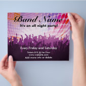 All Night PartyConcert Flyer (Hand)