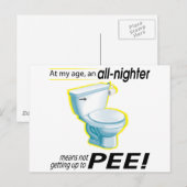 All-Nighter Briefkaart (Voorkant / Achterkant)