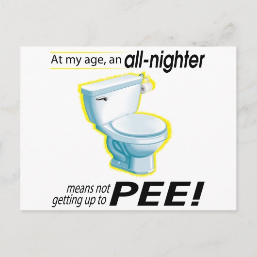 All-Nighter Briefkaart (Voorkant)