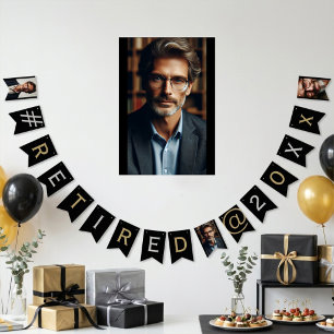 All Occasion 16 foto's of tekst in zilver goud zwa Vlaggetjes