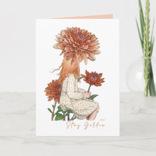 All Occasion Blank Chrysanthemum Briefkaart