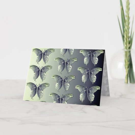 All Occasion Butterfly Graphic Blank Kaart (Voorkant)