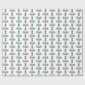 All Occasion Chinoiserie Ginger Jar Topiary Wrappi Cadeaupapier (Vlak)