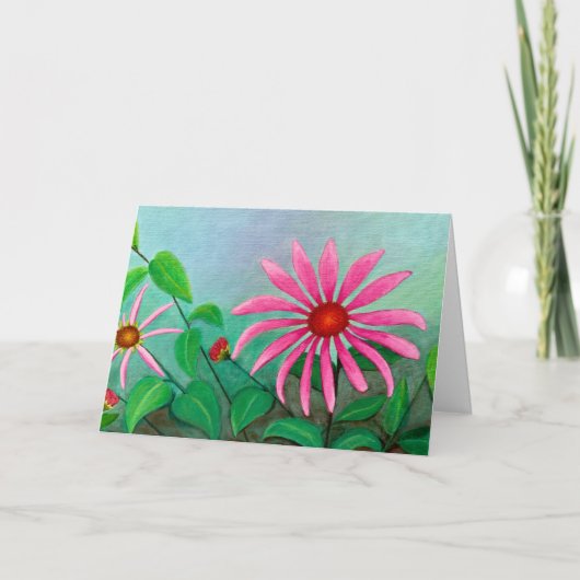 All Occasion Cone Flower Card Kaart (Voorkant)
