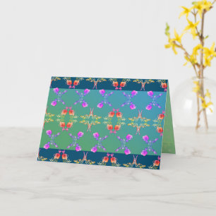 All Occasion Fabergè-geïnspireerd Roos Hart Kaart