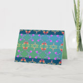 All Occasion Fabergè-geïnspireerd Roos Hart Kaart (Voorkant)