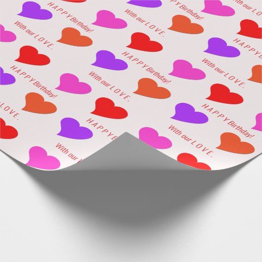 All-Occasion Gepersonaliseerde Leuke en Kleurrijke Cadeaupapier (Hoek)