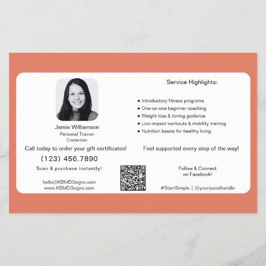 All-Occasion Geschenkbon Promotie Flyer (Achterkant)