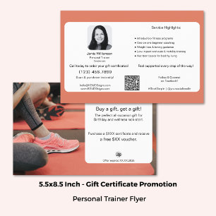 All-Occasion Geschenkbon Promotie Flyer