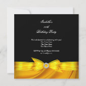 All Occasion Luxury Yellow Black Kaart (Achterkant)