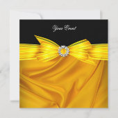 All Occasion Luxury Yellow Black Kaart (Voorkant)