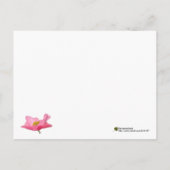 All Occasion Pretty Pink Poppy-foto Briefkaart (Achterkant)