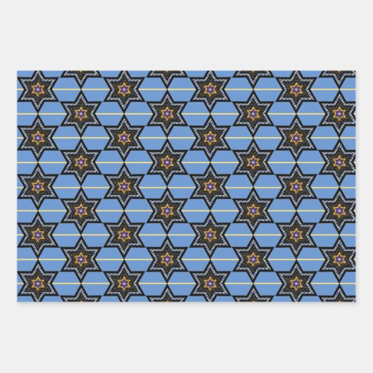 All-Occasion sterren van David gepersonaliseerd Inpakpapier Vel (Voorkant 2)