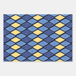 All-Occasion sterren van David gepersonaliseerd Inpakpapier Vel