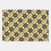 All-Occasion sterren van David gepersonaliseerd Inpakpapier Vel (Voorkant 3)