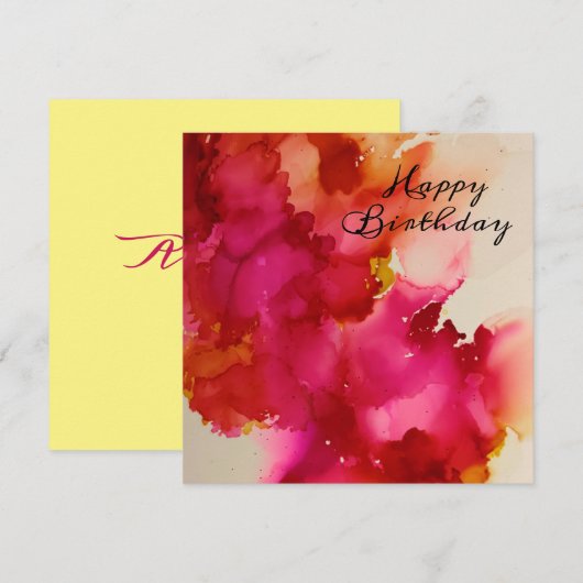 All Occasions Flat Card Bedankkaart (Voorkant / Achterkant)