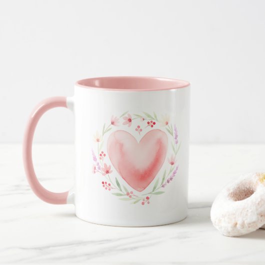 All of Me Loves You Personalized Valentine Mug Mok (Met donut)