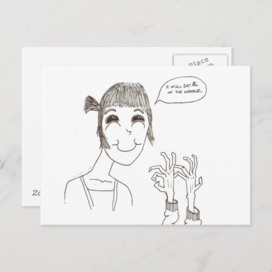 All of the Hummus Briefkaart (Voorkant / Achterkant)