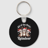 All Of The Otter Reindeer Christmas Cute Animal De Sleutelhanger (Voorkant)