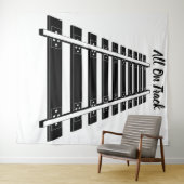 All On Track Tapijt Wandkleed (In Situ (horizontaal))