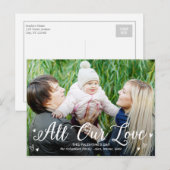 All Our Love Valentijnsdag Post Kaart (Voorkant / Achterkant)