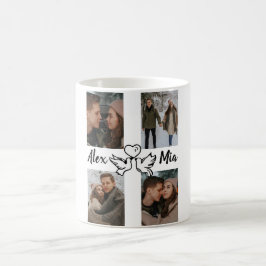All Our Moments – Personalized Couple Photo Mug Koffiemok