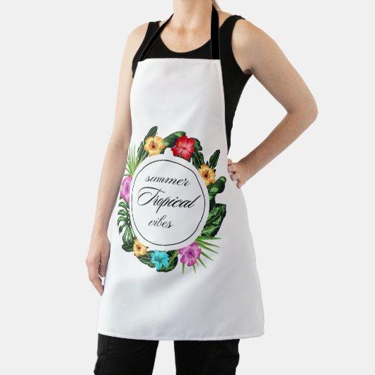 All-over bedrukt schort (Insitu)