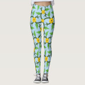 All over bloemenprint leggings (Voorkant)