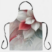 All-over Christmas Flower Print Schort, Medium Schort (Voorkant)