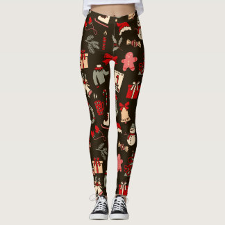 All Over Gedrukte Kerstleggings Leggings