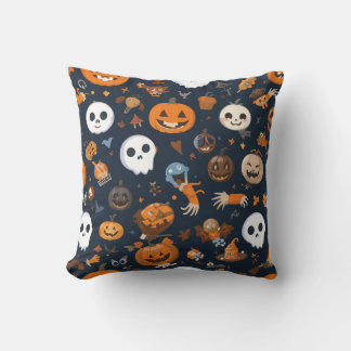 All-over karakter Halloween Patroon Kussen