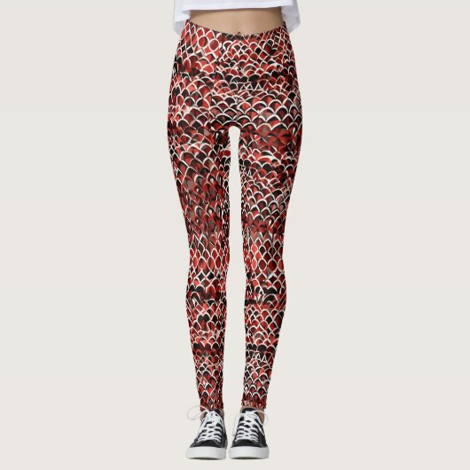 All-over-Kleuren Print Leggings (Voorkant)