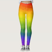 All-over leggings met rijke, levendige kleuren. (Voorkant)