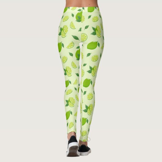 All-Over Lemon Print Leggings (Achterkant)