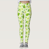 All-Over Lemon Print Leggings (Voorkant)