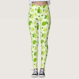 All-Over Lemon Print Leggings