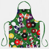 All-over Print Apron - Billiards Schort (Voorkant)