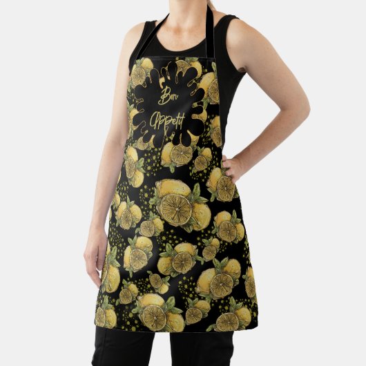 All-Over Print Apron Bon Appétit con Limon Schort (Insitu)