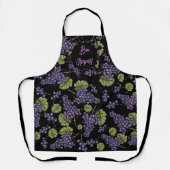All-Over Print Apron Bon Appétit con Uvas Schort (Voorkant)