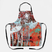 All‑Over Print Apron – Corrosion Pulse Schort (Voorkant)