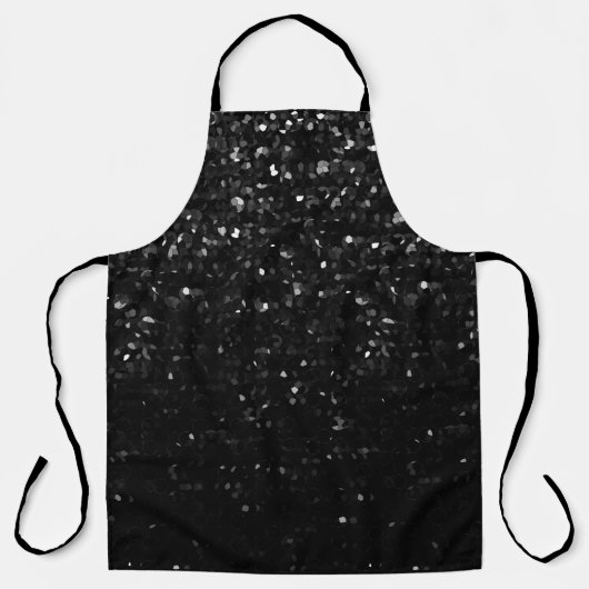 All-over Print Apron Crystal Bling Strass Schort (Voorkant)