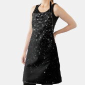 All-over Print Apron Crystal Bling Strass Schort (Insitu)