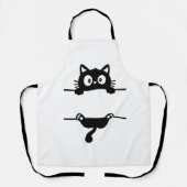 All-Over Print Apron ,cute cat design Schort (Voorkant)