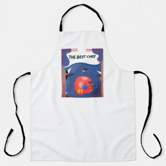 All-Over Print Apron for Dad Schort