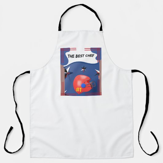 All-Over Print Apron for Dad Schort (Voorkant)