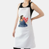 All-Over Print Apron for Dad Schort (Insitu)