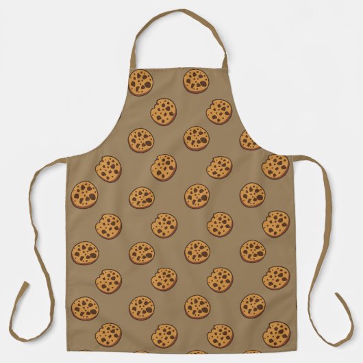 All-Over Print Apron Galletas Chispa de Chocolate Schort (Voorkant)