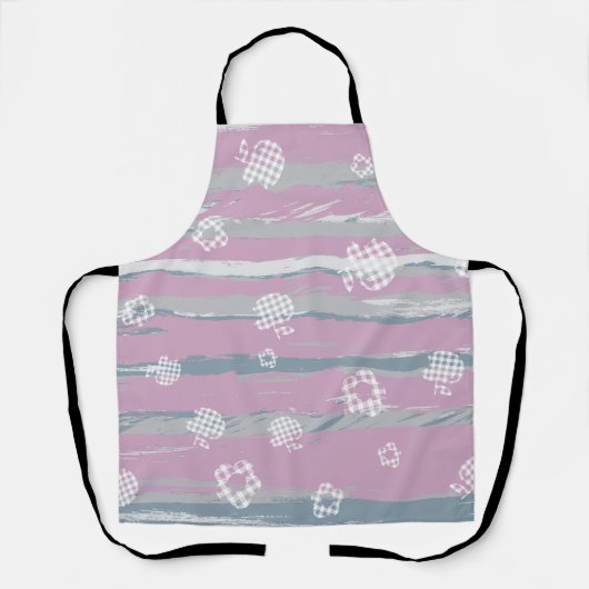 All‑Over Print Apron – Gingham Orchard Schort (Voorkant)