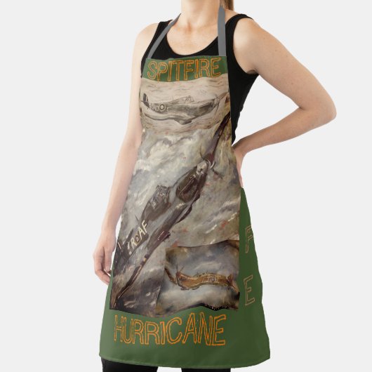 All-over Print Apron, groot Apron Schort (Insitu)